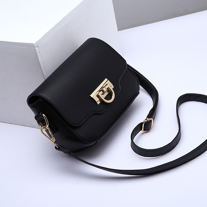 (Send sachet) Bag girl 2022 new Korean version of the all-match student high-end shoulder bag Messenger bag Small square bag