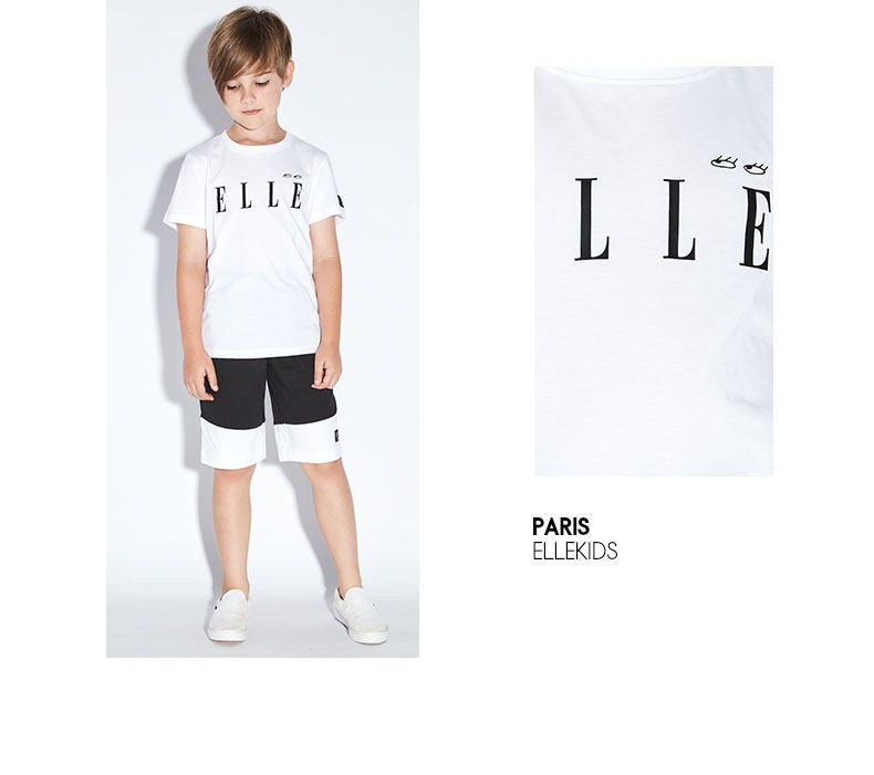ELLE kids 男童圆领短袖T恤 图5