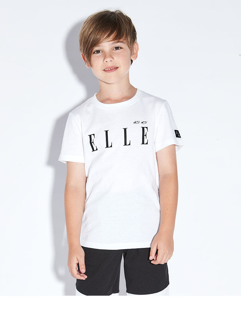 ELLE kids 男童圆领短袖T恤 图6