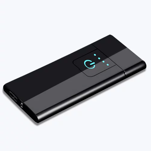 Мужская электронная тонкая ветрозащитная креативная зажигалка с зарядкой, 2018, делается под заказ, популярно в интернете