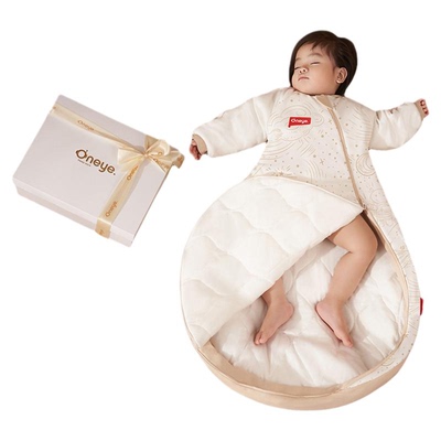 丸丫纯棉秋冬恒温睡袋