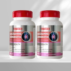 TRWEKU氨糖软骨素钙片120片*2瓶