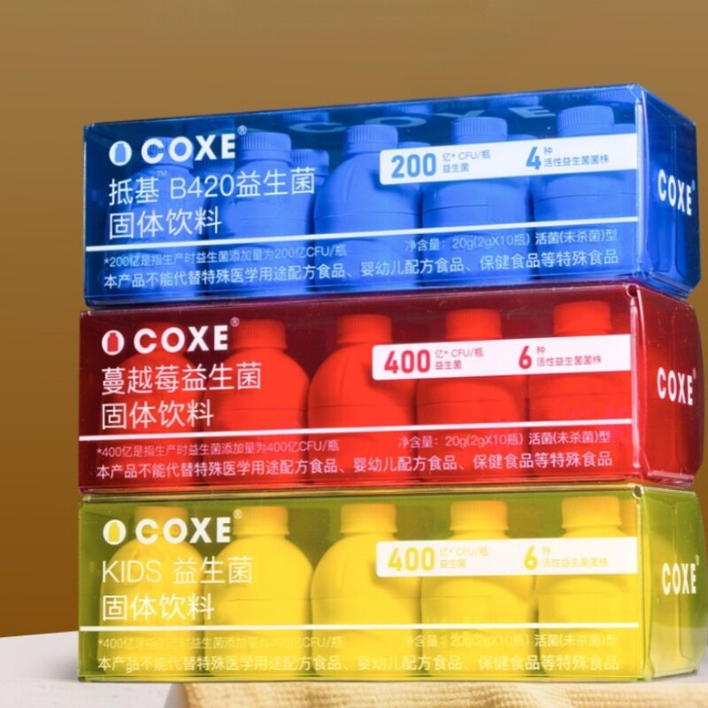 COXE益生菌群管理法蔓越莓女性秘密成人体重代谢早b420冻干粉6