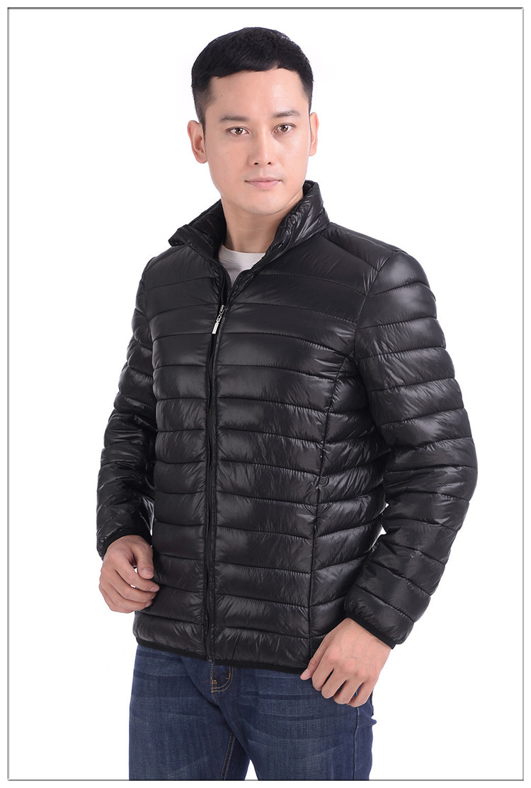 Mới nhẹ ấm áo khoác cotton nam cổ áo kích thước lớn thanh niên Áo khoác cotton mỏng trung niên cha tải bông áo khoác nam 2021