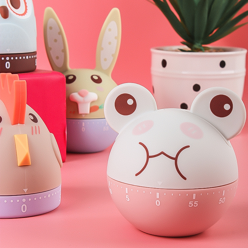 Cute time manager learning productivity timer mechanical reminder timer creative student rotation