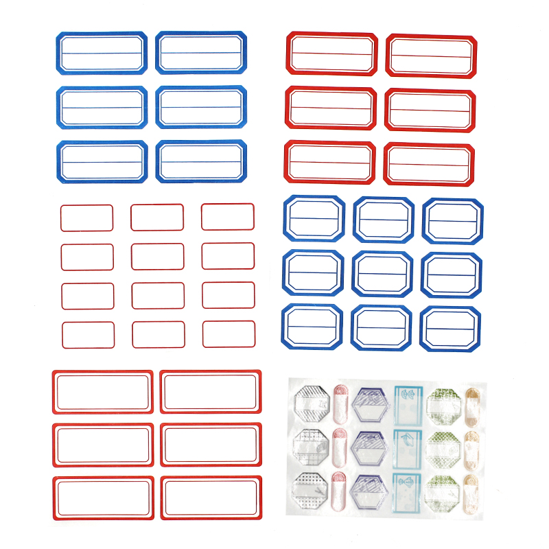 Morning light small label stickers handwritten self-adhesive office paper adhesive labels classified stickers for paper name stickers