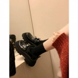 Кожаная обувь на платформе для кожаной обуви, туфли в английском стиле, 2023 года, в британском стиле