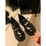 Кожаная обувь на платформе для кожаной обуви, туфли в английском стиле, 2023 года, в британском стиле