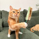 ຍີ່ປຸ່ນນໍາເຂົ້າຫຼາຍກອບ comic smart cat funny stick simulated dog tail grass stainless steel elastic bite-resistant 2-pack