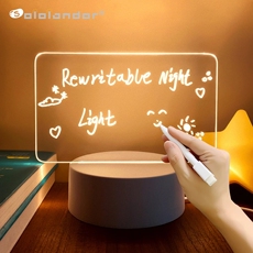 лампа note board creative led night