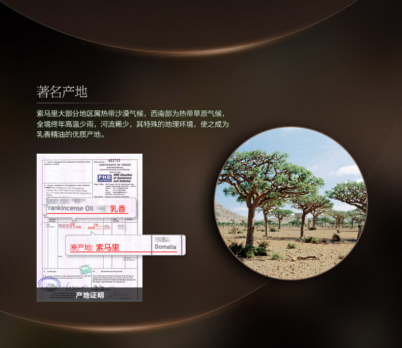 阿芙乳香精油的产地