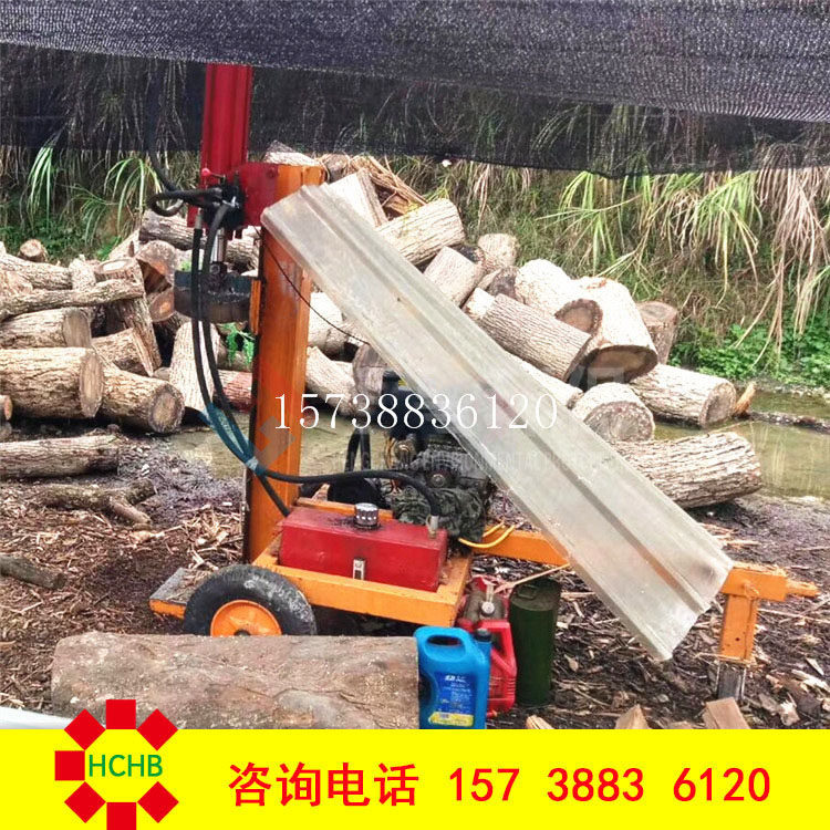Stand-and-use wood machine Mobile hydraulic Firewood Machine Tree Root Tree Piers Wood processing with wood for wood