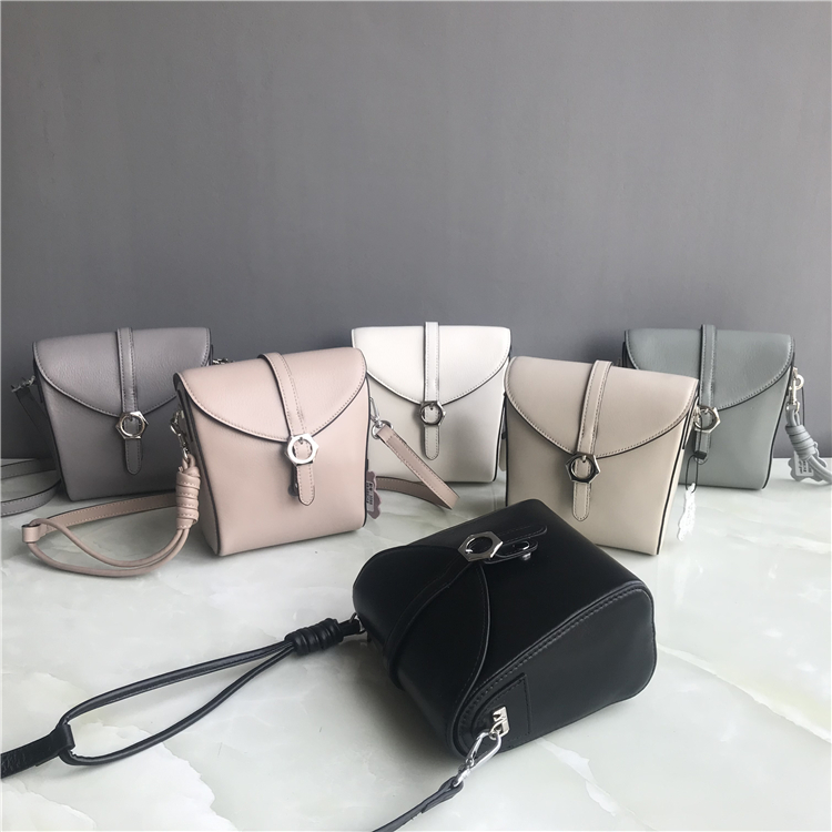 Export to Europe and the United States foreign trade original single high-end leather female bag fashion gas bucket bag strand female bag