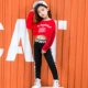 Cô gái Trang phục Khiêu vũ Jazz Trẻ em Street Dance Set Chàng trai Áo dài Mùa thu Quần áo Hip Hop Trang phục Khiêu vũ