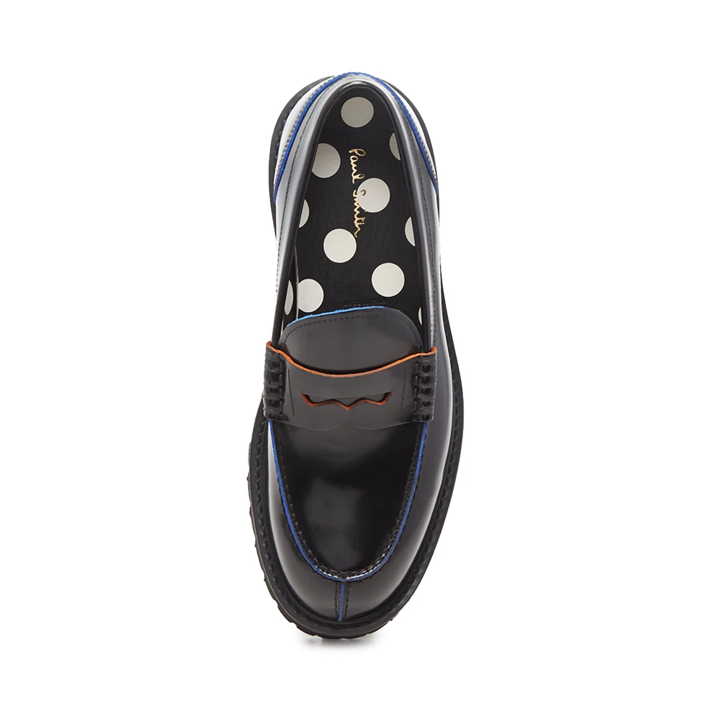 PS BY PAUL SMITH Черные кожаные классические модные лоферы