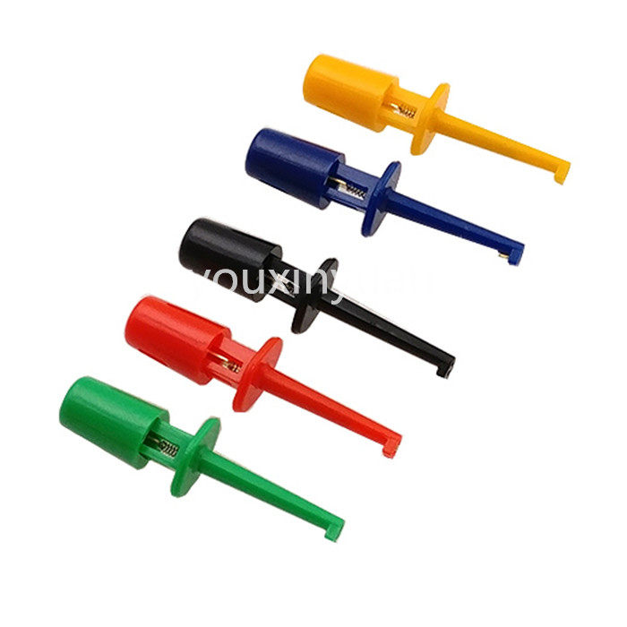 Test hook Test clip Test hook Black, red, yellow, green and blue 5 colors optional