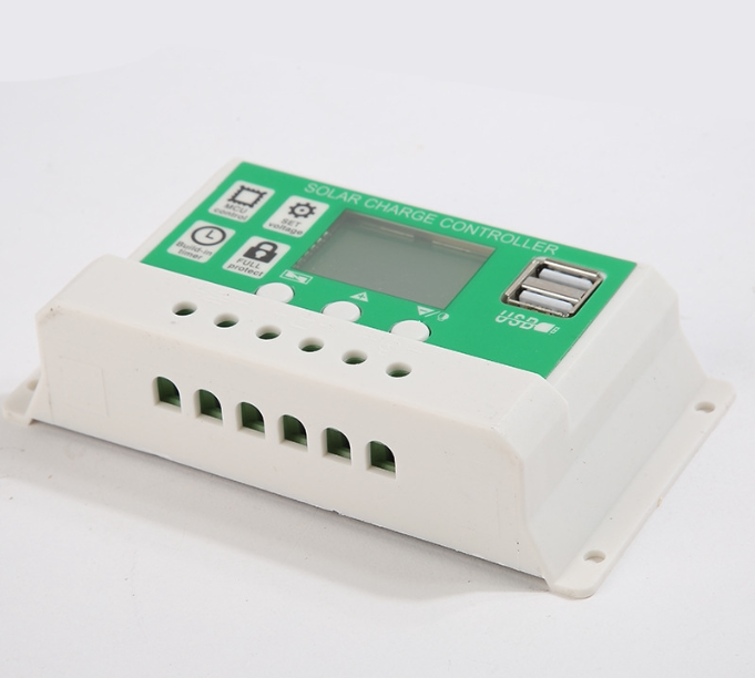 Solar controller 12v24v fully automatic charge and discharge lead-acid lithium power universal battery panel home charger-Taobao