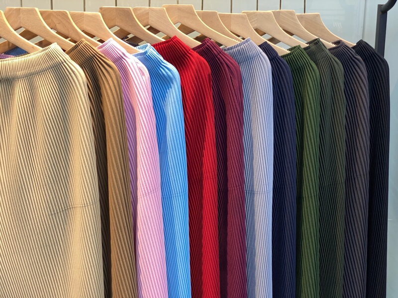 Zhai Zhai Pleated Hp Series Coarse Thread Trousers Four Seasons New Straight-Leg Pants (Original Store Version)