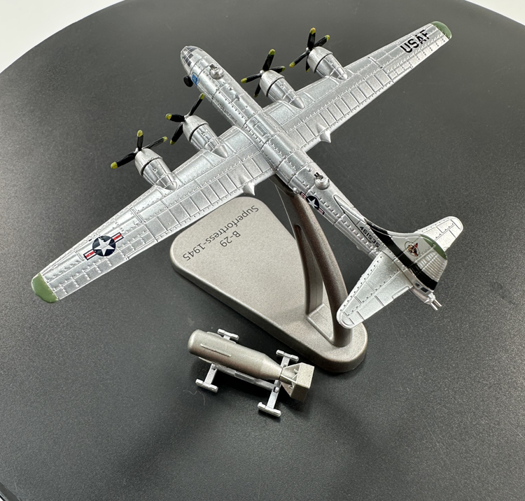 Bomber Model B29 Superfortress World War Ii Alloy Simulation Model B29 Bomber Little Boy Nuclear Bomb Model