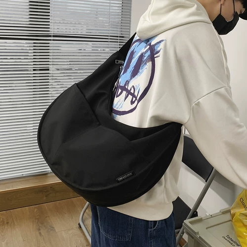 Мужская сумка через плечо, сумка на одно плечо для отдыха, универсальный японский рюкзак, ремешок для сумки, 2020