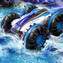 Childrens remote control stunt tumbling bucket off-road racing car charging anti-crash boy toy car amphibious