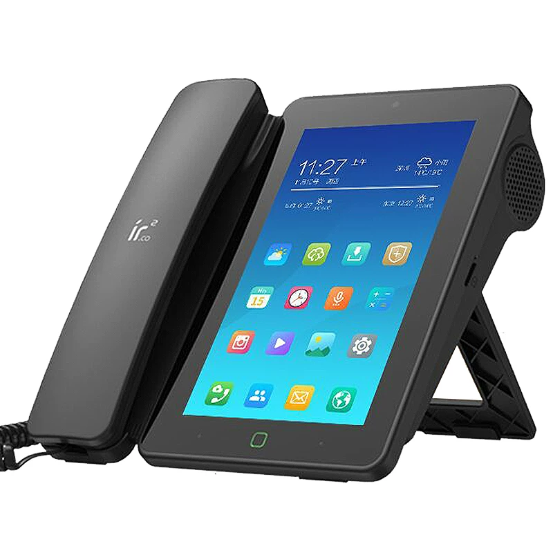 Ирёфан C17/C18 Android смарт-видео телефон домашний офис сетевой WIFI телефон стационарный