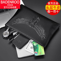 Biden Kangaroo New Man Handbag Capacific Capacity Purpose Business True Bull Hand Grab Mens Envelope
