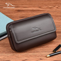 Baodi Kangaroo Pocket New Fashion Men Wear Belt Large Capacity Older Man Handheld Bag Putting Bag