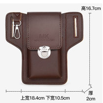 MK mobile phone bag male multifunctional pocket cigarette keychain knuckle wear belt work outdoor sports pack