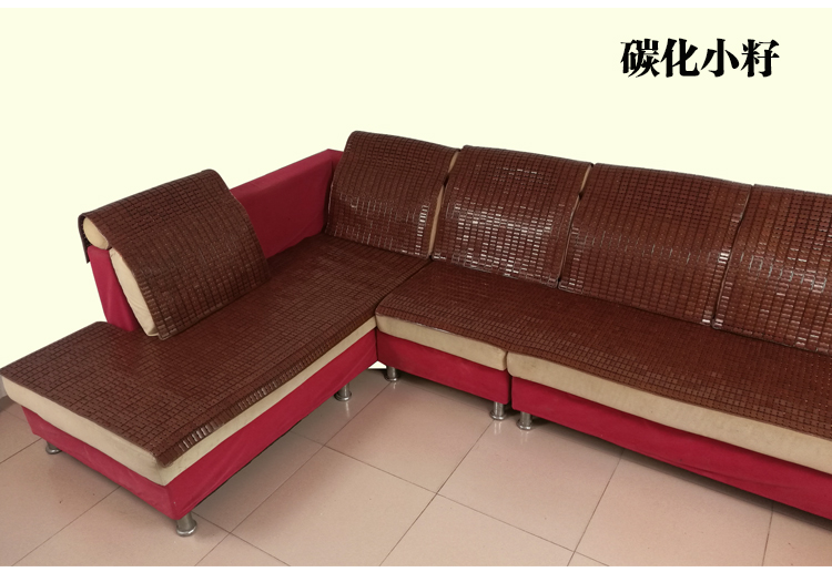 Mùa hè Mahjong mat sofa đệm bọc có thể được tùy chỉnh chaise longue sofa mùa hè đệm miễn phí cắt tre sofa đệm