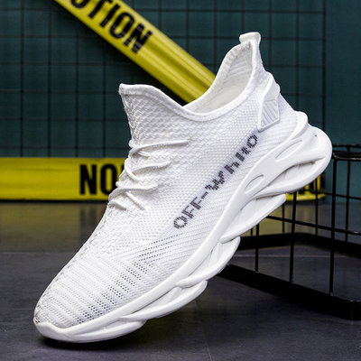 夏季新款百搭透气网面休闲板鞋男鞋