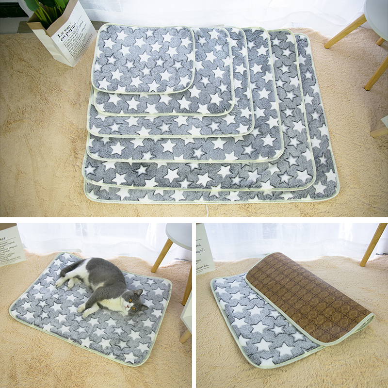 Pooch cushions summer resistant to the four seasons universal kitty sleeping mat sleeping with cool mat summer non-stick fur kennel cowl