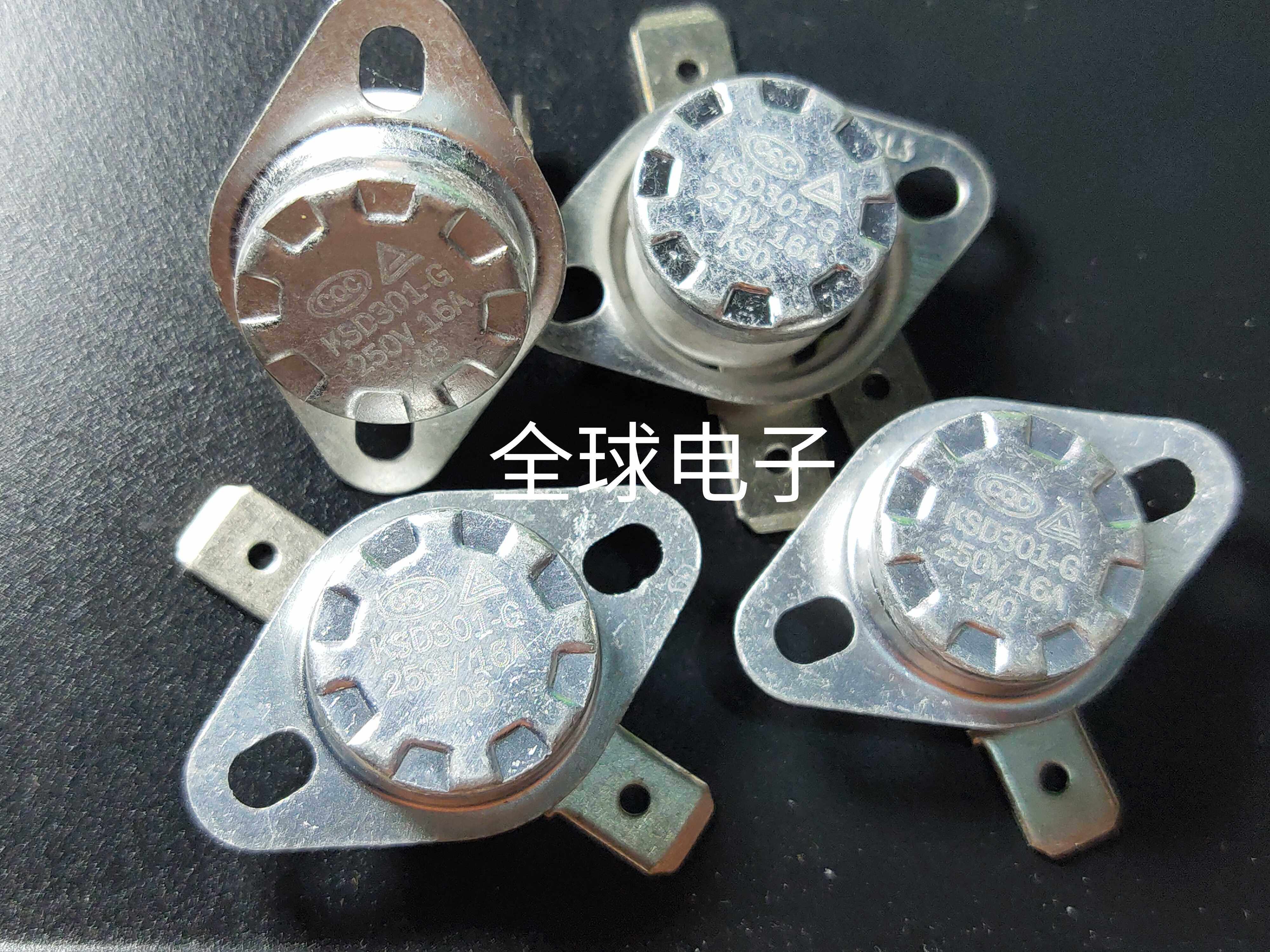 New original dress CQC KSD301-G 250V 16A 45 45 K50 105140 degrees normally closed thermostat