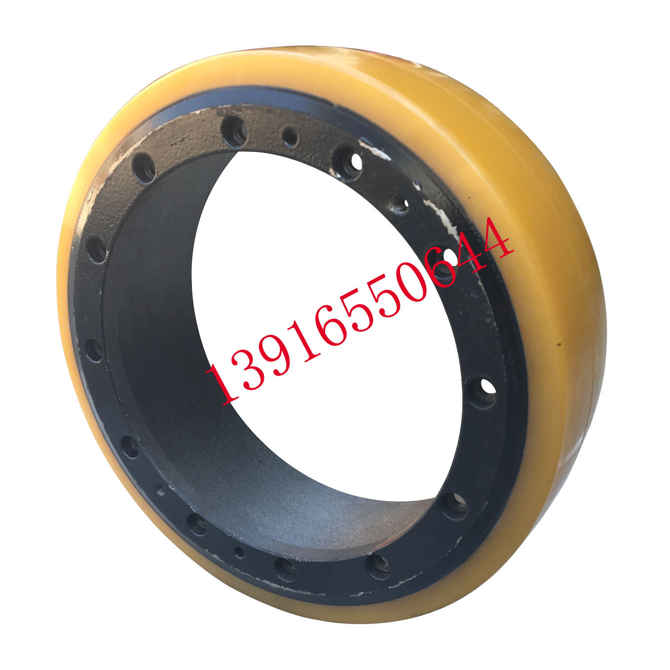 Electric forklift wheel 250x80 84 Hangcha drive wheel 12 holes new drive wheel anti-compression and wear-resistant
