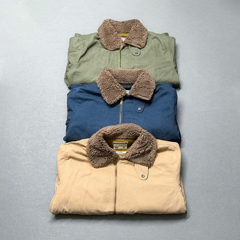 Soda Men's Clothing Autumn and Winter New Sherpa High-Fleece Collar Wool Flight Jacket Thick Coat Soda Men's Clothing Autumn and Winter New Sherpa High-Fleece Collar Wool Flight Jacket Thick Coat