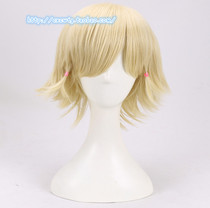 The borderland little Tina light golden anti-warped short hair cos wig