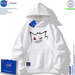 Nasa Co-Branded Pokémon Sweatshirt for Men and Women 2025 New Spring and Autumn Loose Fleece-Lined Men's Hoodie Top