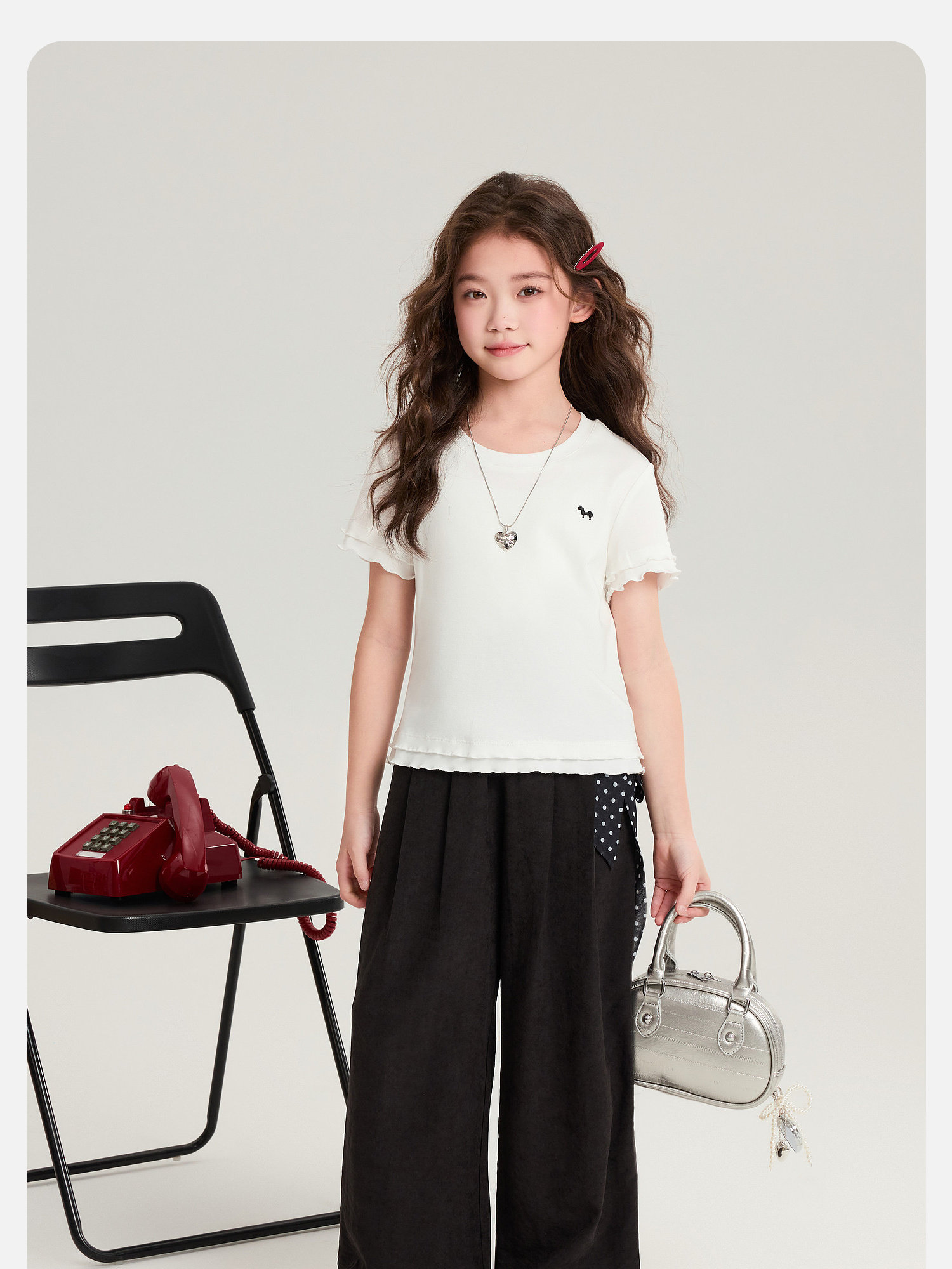 Pudding Haru Children's Clothing Girls' 2.0 Milk Pants 2026 Summer Lightweight Mosquito-Proof Casual Pants Children's Comfortable Long Pants — 60
