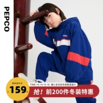 Piggy Banner Childrens Clothing 2021 Winter New Childrens Zipper Shirt New Childrens Zipper Hood Coat Hooded Top