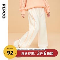 Piggy Banner Childrens Wear 21 Spring and Autumn New Childrens Single Pants Childrens Girls Pants Casual Pants Loose Pants Loose Pants