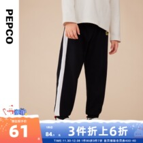 Piggy Banner Childrens Wear 21 Spring and Autumn New Childrens Pants Childrens Pants Boys Pure Cotton Pants Casual Pants