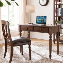 Solid wood desk simple modern student study desk home writing desk small apartment study bedroom computer desk