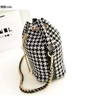 women bag chain bucket bag canvas shoulder bag women handbag