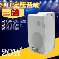 SMT20W Constant Pressure Wall-mounted Sound 120V Background Music Horn Black And White Passive Conference Speaker Public Broadcasting