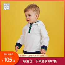 GoodbabyGood Kids Childrens clothing autumn winter boy with hat blouses children with cap and clothing headblouse