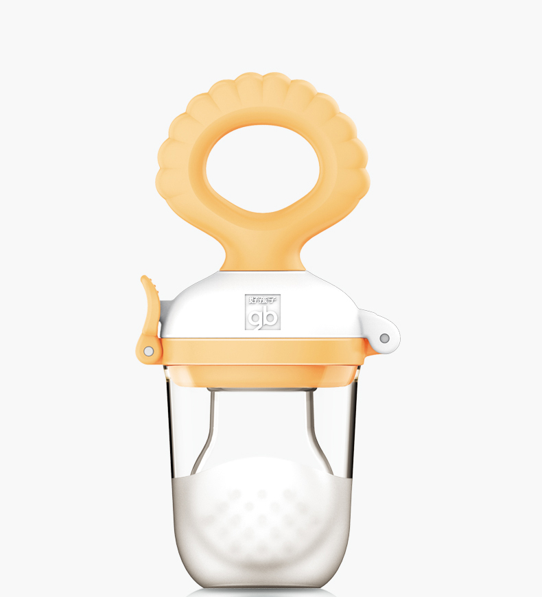 gb好孩子咬咬袋果蔬乐婴儿牙胶硅胶果汁辅食