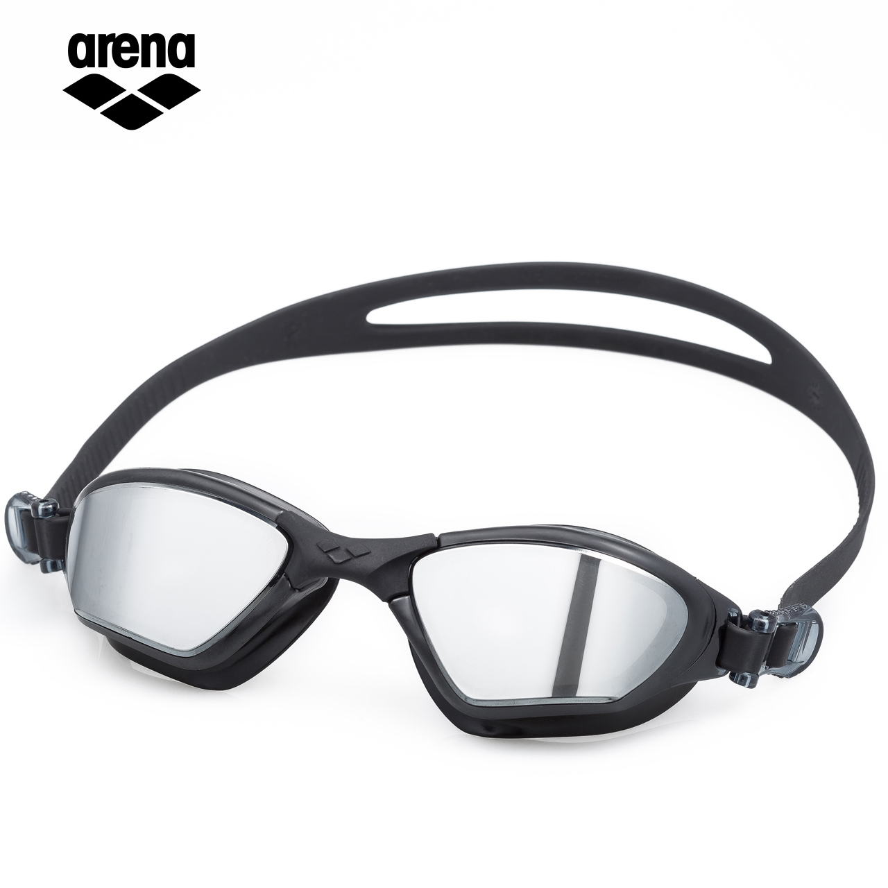 arena Arena Swimwear Waterproof and Fog - proof HD large frame All - view mirror for men and women universal swimming glasses
