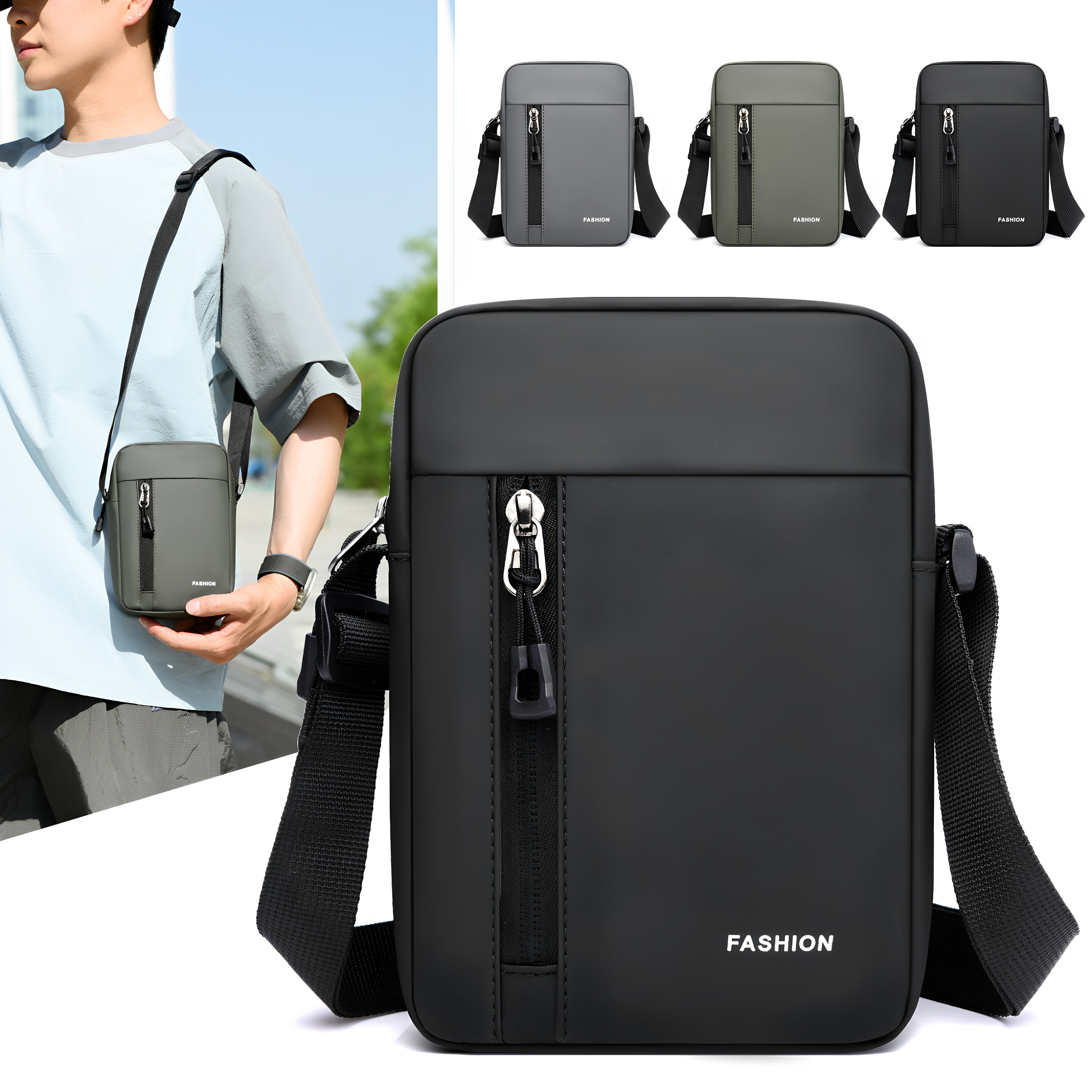 Korean style Oxford cloth wear-resistant and waterproof men's shoulder bag