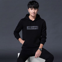 Wei Yi men's spring and autumn 2022 new Korean fashion men's pullover hooded casual wear sportswear suit tide brand