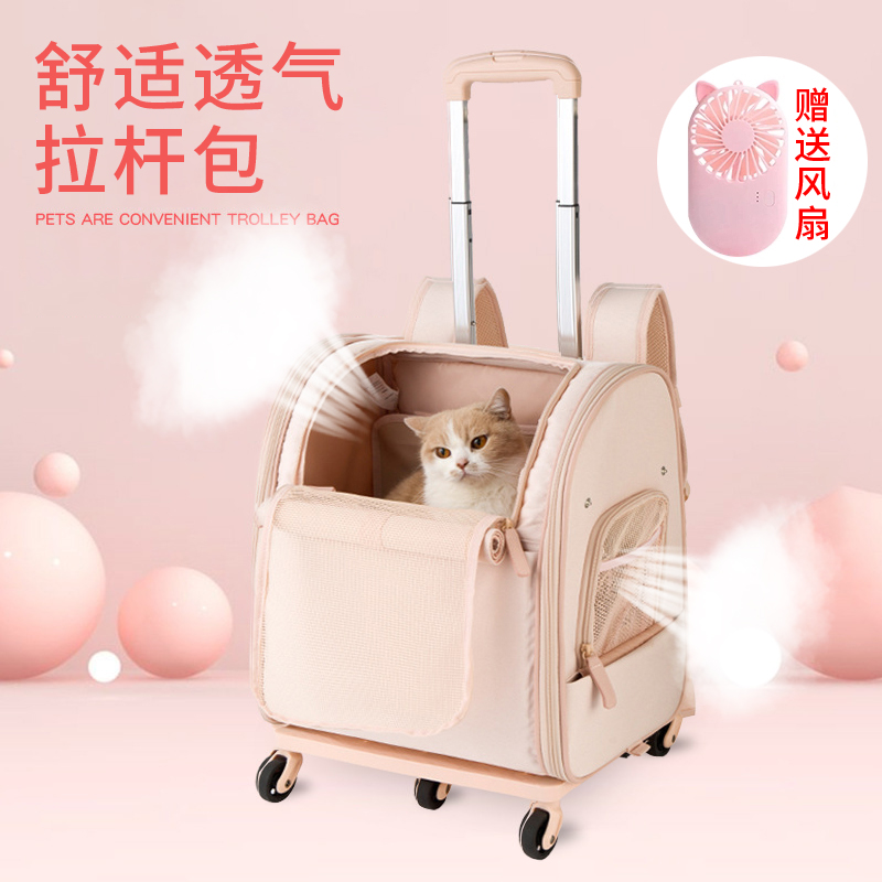 Cat Bag Outgoing Lalever Box Enclosed breathable kitty Puppet Puppet Double shoulder bag Portable Canvas Pet Winter Dog Bag